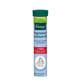KNEIPP Magnesium+kalsium poreilevat tabletit, 20 kpl