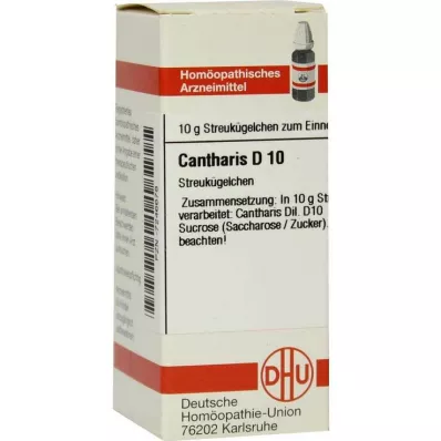 CANTHARIS D 10 palloa, 10 g CANTHARIS D 10 palloa, 10 g