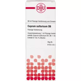 CUPRUM SULFURICUM D 6 Laimennus, 50 ml