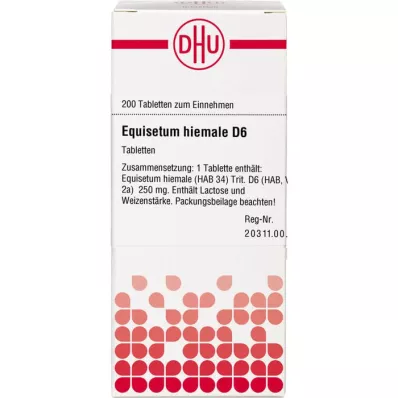 EQUISETUM HIEMALE D 6 tablettia, 200 kpl