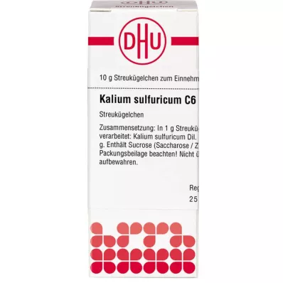 KALIUM SULFURICUM C 6 pallot, 10 g