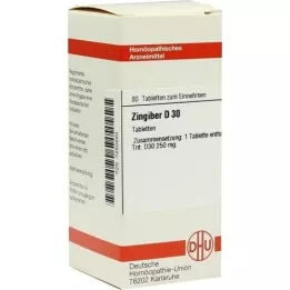 ZINGIBER D 30 tablettia, 80 kpl