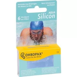 OHROPAX Silicon Aqua, 6 kpl