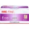 IME-hieno Universal Pen -kanyyli 31 G 8 mm, 100 kpl