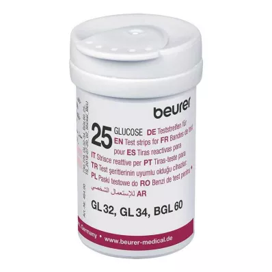 BEURER GL32/GL34/BGL60 verensokeritestiliuskat, 50 kpl