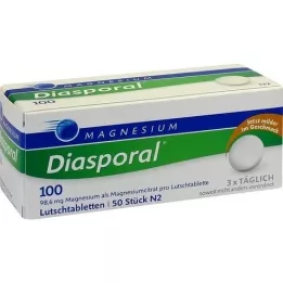 MAGNESIUM DIASPORAL 100 pastillia, 50 kpl