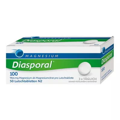 Magnesium Diasporal 100 imeskelytablettia, 50 kpl