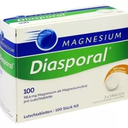 MAGNESIUM DIASPORAL 100 pastillia, 100 kpl