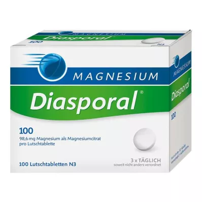 MAGNESIUM DIASPORAL 100 pastillia, 100 kpl