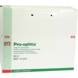 PRO-OPHTA Reiitetyt kompressit, ei-steriilit, 50 kpl