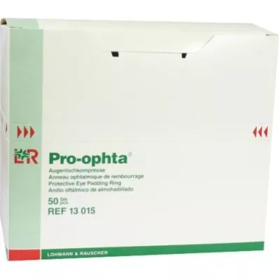 PRO-OPHTA Reiitetyt kompressit, ei-steriilit, 50 kpl