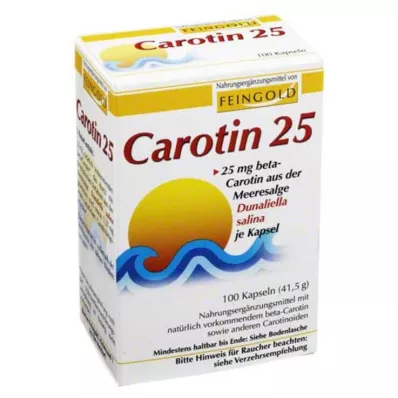 Carotene 25 Feingold kapselit, 100 kpl