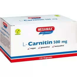 L-CARNITIN 500 mg Megamax-kapselit, 120 kpl
