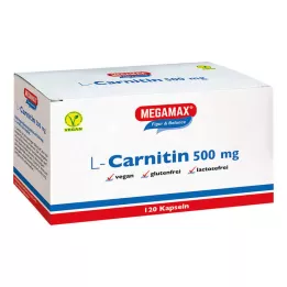 L-CARNITIN 500 mg Megamax-kapselit, 120 kpl