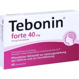 TEBONIN forte 40 mg kalvopäällysteiset tabletit, 60 kpl