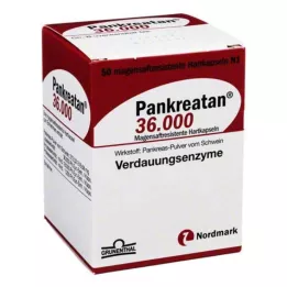 PANKREATAN 36 000 enteropäällysteistä kovaa kapselia, 50 kpl