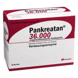PANKREATAN 36 000 enteropäällysteistä kovaa kapselia, 200 kpl