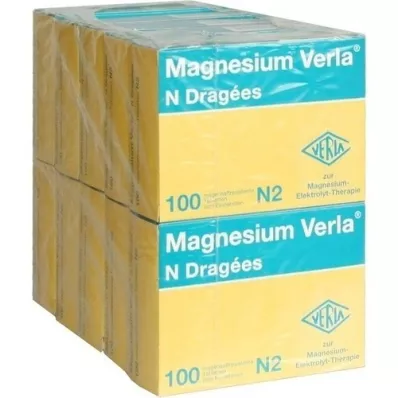 MAGNESIUM VERLA N-päällysteiset tabletit, 10X100 St