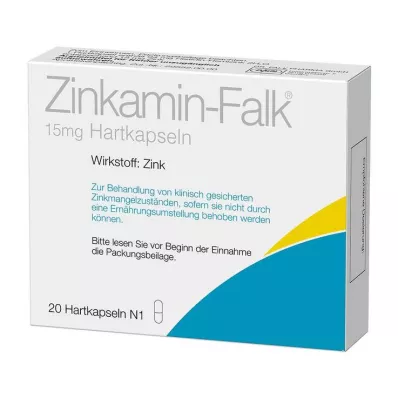 ZINKAMIN Falk 15 mg kovat kapselit, 20 kpl