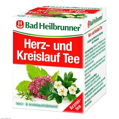 Bad Heilbrunner Tea Heart Circulation N -suodatinpussit, 8x1,5 g