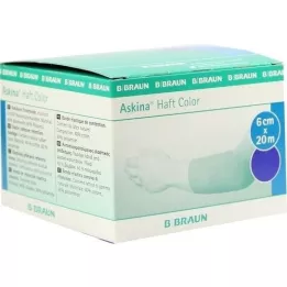 ASKINA Liimasidos Color 6 cmx20 m sininen, 1 kpl