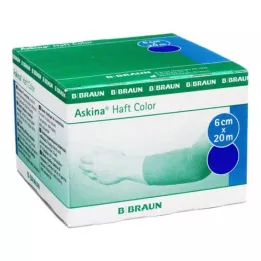 ASKINA Liimasidos Color 6 cmx20 m sininen, 1 kpl