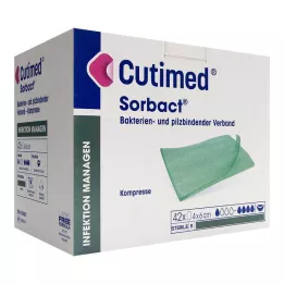 CUTIMED Sorbact-pakkaus 4x6 cm, 42 kpl