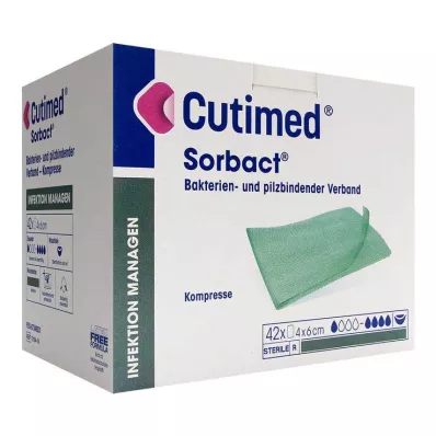 CUTIMED Sorbact-pakkaus 4x6 cm, 42 kpl