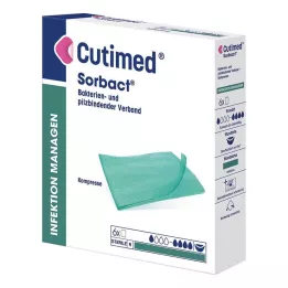 CUTIMED Sorbact-pakkaus 7x9 cm, 6 kpl
