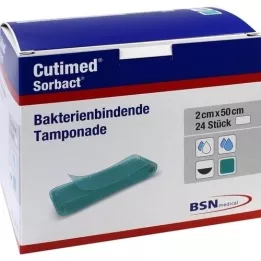 CUTIMED Sorbact-tamponadit 2x50 cm, 24 kpl