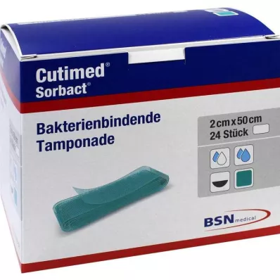 Cutimed Sorbact tamponadit 2x50 cm, 24 kpl Cutimed Sorbact tamponadit 2x50 cm, 24 kpl