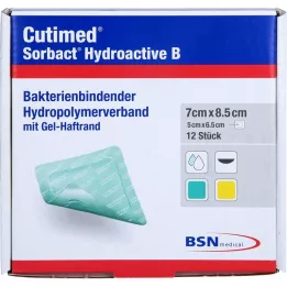 CUTIMED Sorbact Hydroactive B Gel-V.7x8,5 cm liima, 12 kpl