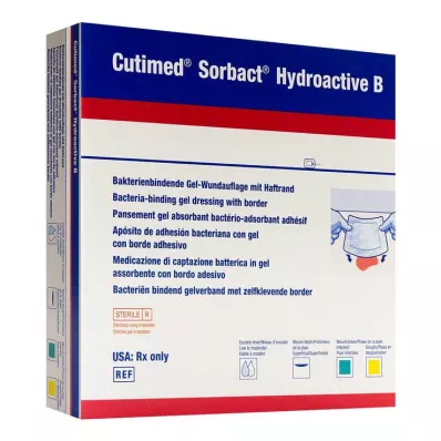 Cutimed Sorbact Hydroactive B Gel-V.14x14 cm tahmea, 12 kpl Cutimed Sorbact Hydroactive B Gel-V.14x14 cm tahmea, 12 kpl