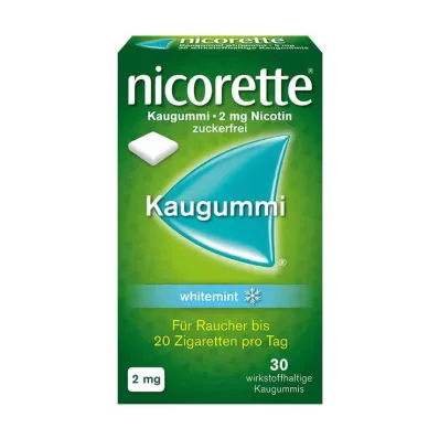 nicorette purukumi whitemint, 2 mg nikotiinia, 30 kpl nicorette purukumi whitemint, 2 mg nikotiinia, 30 kpl