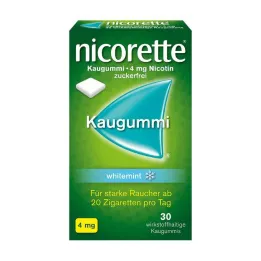 NICORETTE Purukumi 4 mg whitemint, 30 kpl