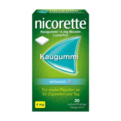 NICORETTE Purukumi 4 mg whitemint, 30 kpl