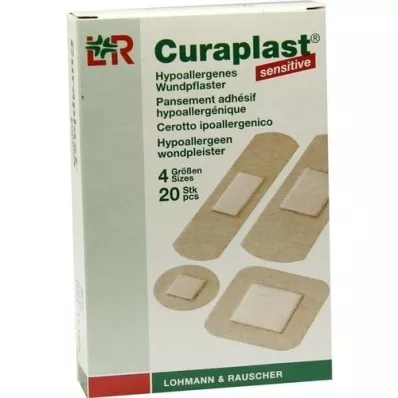 CURAPLAST Liuskat herkät lajitellut, 20 kpl