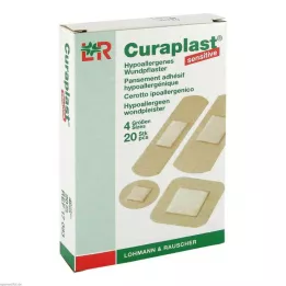CURAPLAST Liuskat herkät lajitellut, 20 kpl