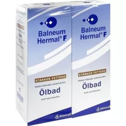 BALNEUM Hermal F nestemäinen kylpylän lisäaine, 2X500 ml