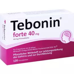 TEBONIN forte 40 mg kalvopäällysteiset tabletit, 120 kpl