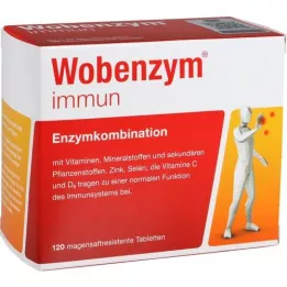 WOBENZYM immuunijärjestelmän enteropäällysteiset tabletit, 120 kpl