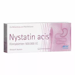 NYSTATIN acis kalvopäällysteiset tabletit, 20 kpl