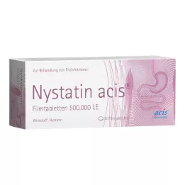 NYSTATIN acis kalvopäällysteiset tabletit, 50 kpl
