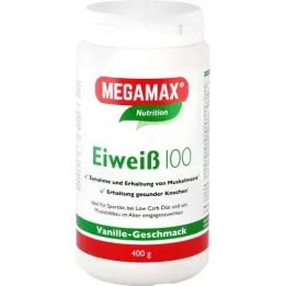 EIWEISS 100 Vanilja Megamax -jauhe, 400 g