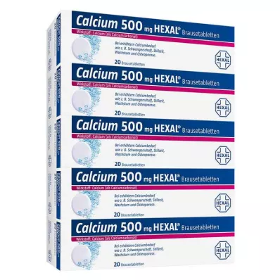 Calcium 500 Hexal poretabletit, 100 kpl