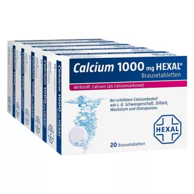 CALCIUM 1000 HEXAL Poreilevia tabletteja, 100 kpl CALCIUM 1000 HEXAL Poreilevia tabletteja, 100 kpl