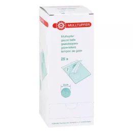 Luumun kokoiset sideharsot, steriilit (25x2 kpl)