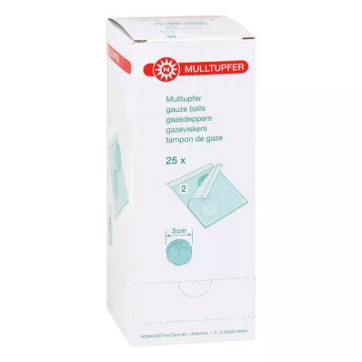 Luumun kokoiset sideharsot, steriilit (25x2 kpl)