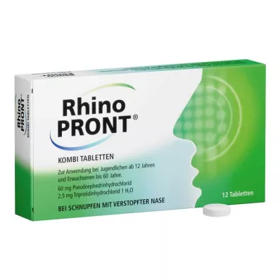RhinoPRONT®-yhdistelmätabletit, 12 kpl RhinoPRONT®-yhdistelmätabletit, 12 kpl