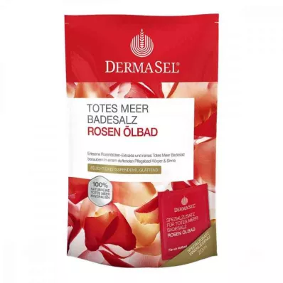 Dermasel Kuolleenmeren kylpysuola+ruusukylpylä (1 pakkaus) Dermasel Kuolleenmeren kylpysuola+ruusukylpylä (1 pakkaus)
